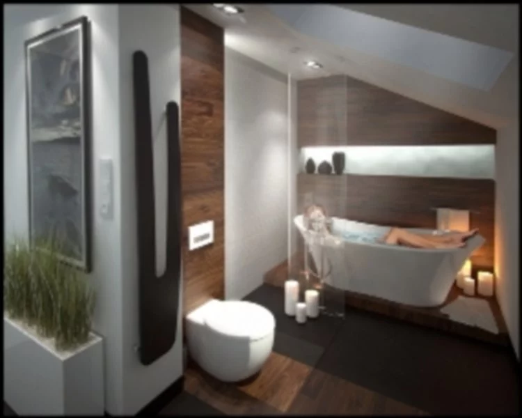 Rozstrzygnięcie konkursu „Drewno w architekturze” – łazienka z deskami IFLOOR - zdjęcie