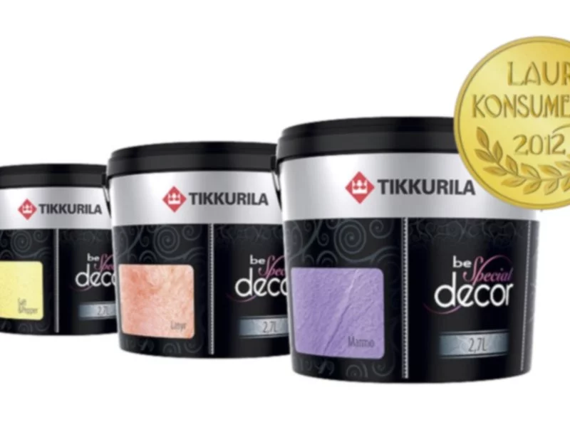 Tikkurila uhonorowana w plebiscycie Laur Konsumenta - Nagroda w kategorii ''Farby i tynki dekoracyjne'' - zdjęcie