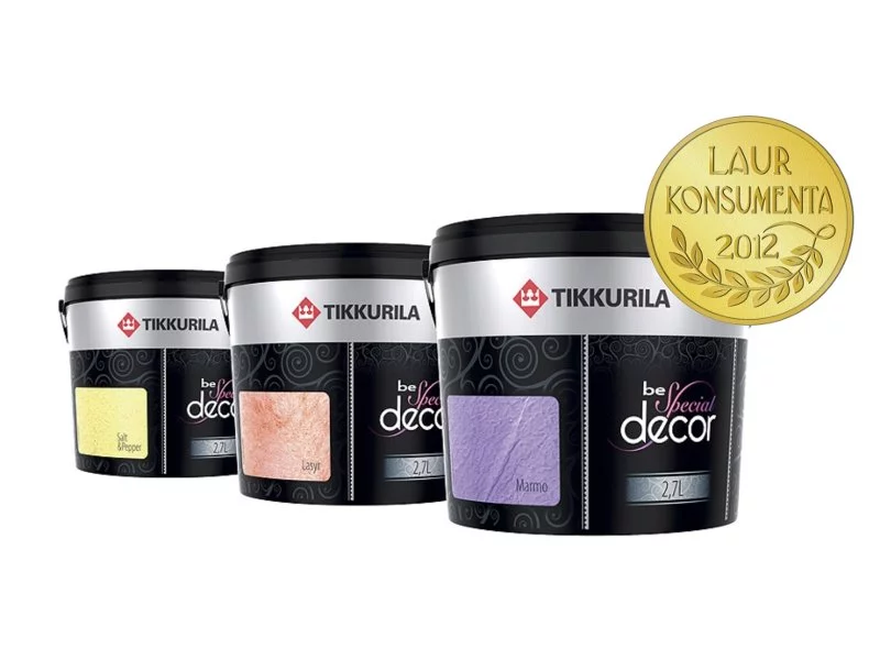 Tikkurila uhonorowana w plebiscycie Laur Konsumenta - Nagroda w kategorii ''Farby i tynki dekoracyjne'' zdjęcie