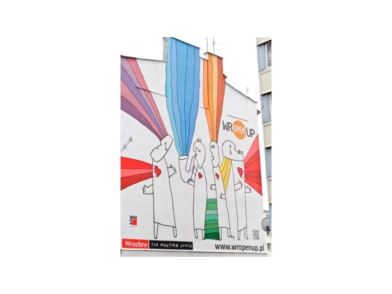 Wrocławskie murale malowane farbami Baumit zdjęcie