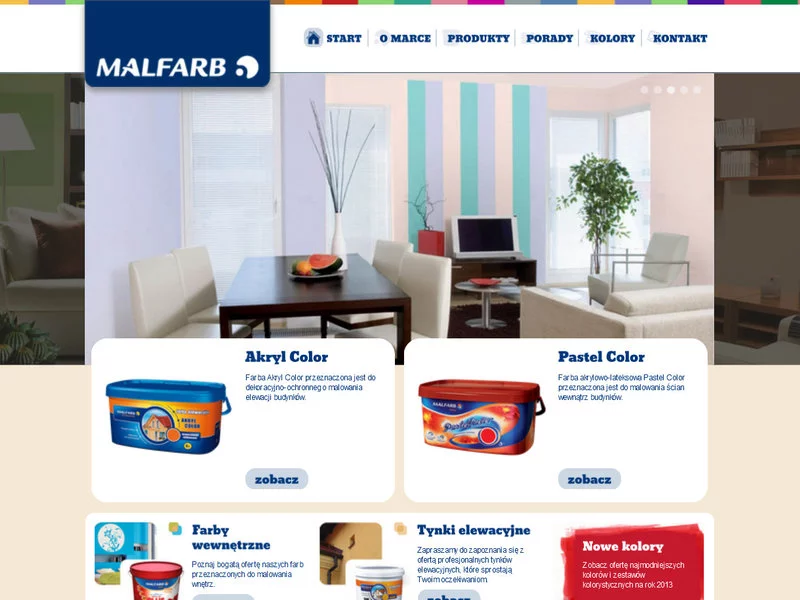 Strona internetowa Malfarbu zmienia się na wiosnę! - zdjęcie