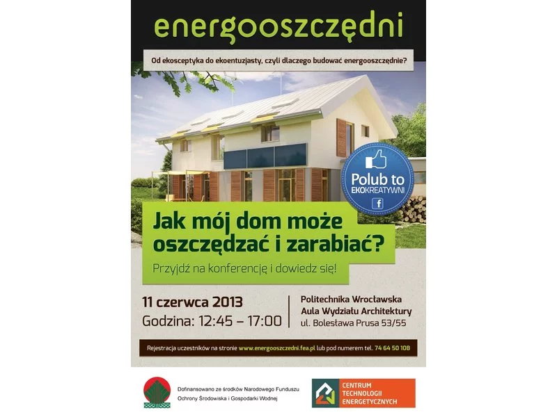 Od ekosceptyka do ekoentuzjasty - konferencja otwierająca projekt - 11 czerwca - Politechnika Wrocławska zdjęcie