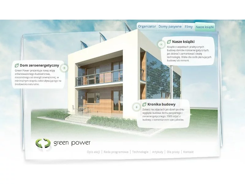 Ruszyła strona internetowa Domu Zeroenergetycznego GREEN POWER &#8211; porównaj budowę domu pasywnego i zeroenergetycznego zdjęcie
