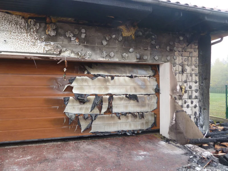 Brama garażowa firmy Hörmann uratowała garaż i dom przed spaleniem - zdjęcie