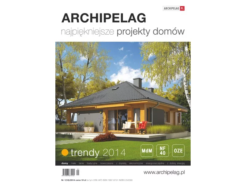 250 pomysłów na dom w nowym katalogu Pracowni Projektowej ARCHIPELAG! zdjęcie