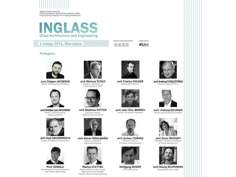Konferencja Architektoniczna INGLASS 2014 zdjęcie
