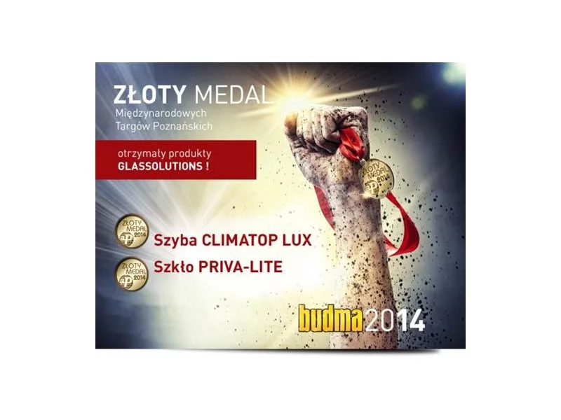 Złoty Medal Międzynarodowych Targów Poznańskich dla produktów GLASSOLUTIONS Polska zdjęcie