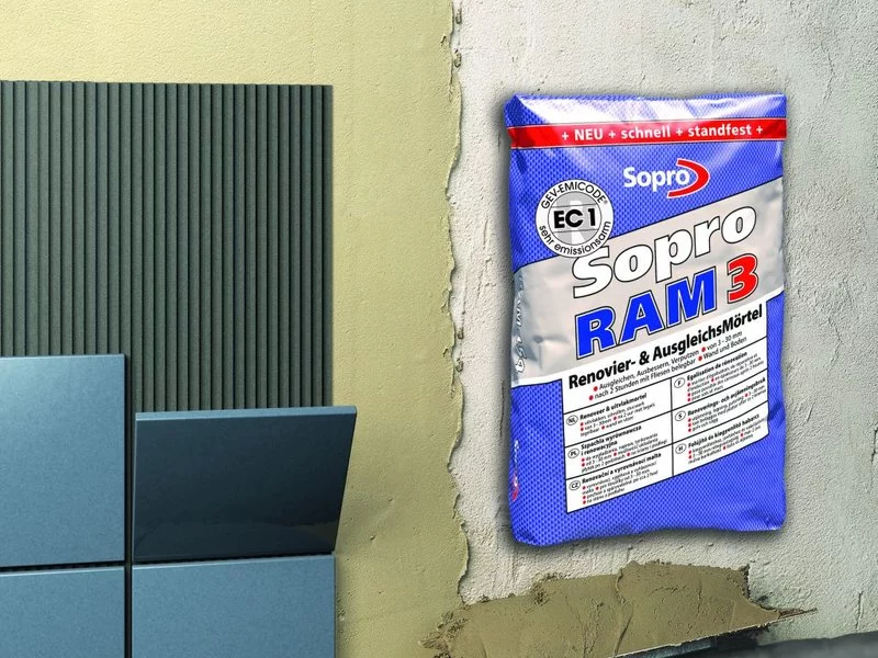 Do szybkiej renowacji: cementowa masa szpachlowa Sopro RAM3 - zdjęcie