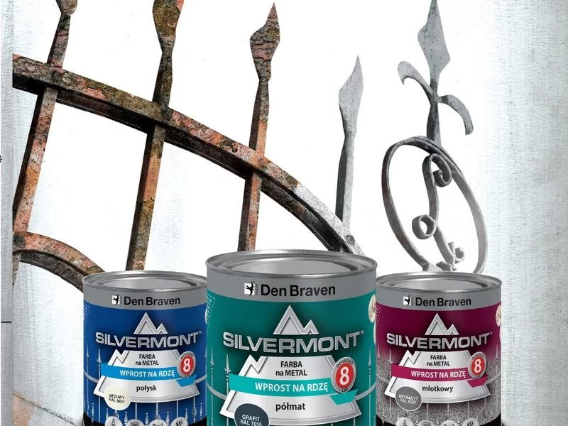 Remedium na rdzę – farba Silvermont firmy Den Braven - zdjęcie