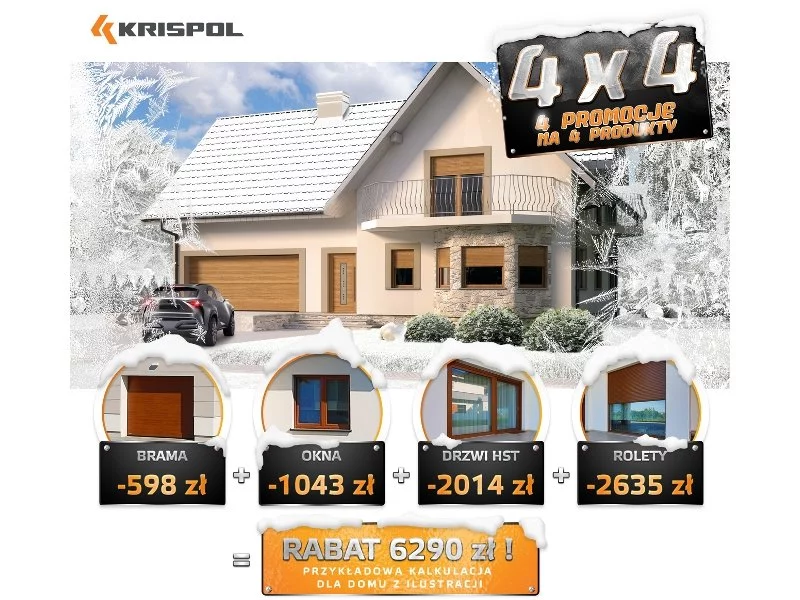 KRISPOL uruchamia napęd 4x4 czyli 4 promocje na 4 produkty zdjęcie