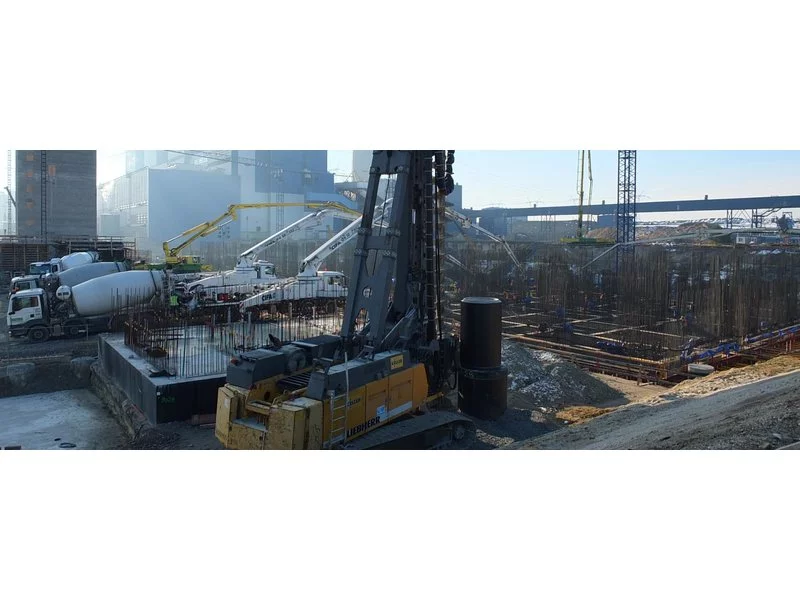 Wielkie betonowanie w Opolskiej Elektrowni zdjęcie