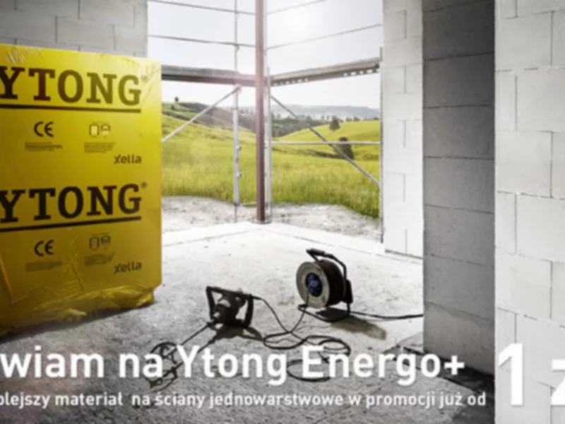 Ytong Energo+, najcieplejszy materiał na ściany jednowarstwowe, teraz w promocyjnej cenie - zdjęcie