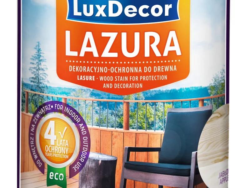 Lazura do drewna LuxDecor – nowość w ofercie Unicell Poland - zdjęcie
