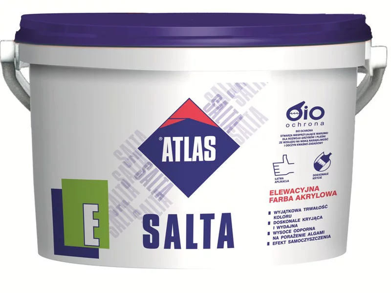 ATLAS Salta E – fasadowa farba na trudne podłoża - zdjęcie
