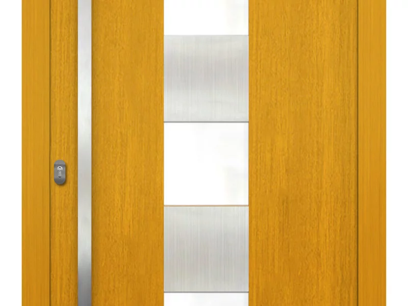 Drewniane drzwi Fotyna – na straży ciepłego domu - zdjęcie