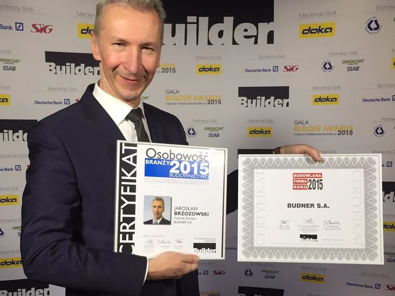BUDNER S.A. podwójnie nagrodzone podczas BUILDER AWARDS 2016 - zdjęcie