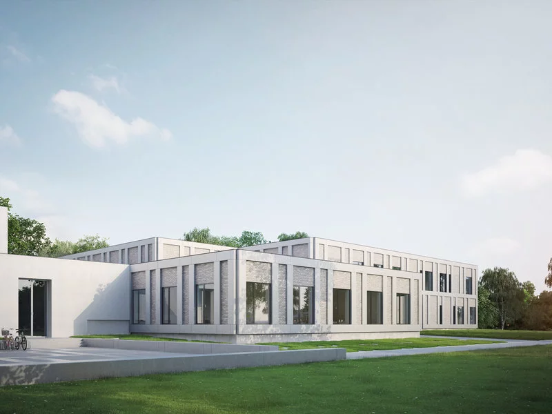 Nowy energooszczędny budynek w gminie Lubrza - zdjęcie