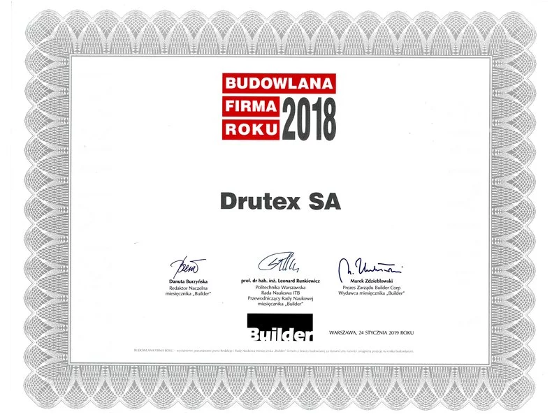 Kolejne wyróżnienia dla firmy Drutex zdjęcie