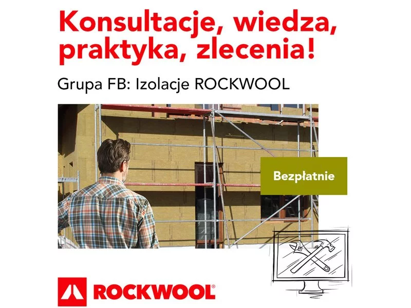 IZOLACJE ROCKWOOL &#8211; nowa grupa facebookowa dla inwestorów i wykonawców zdjęcie