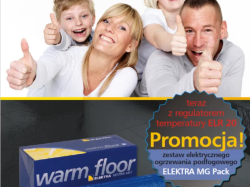 Promocja: zestaw elektrycznego ogrzewania podłogowego ELEKTRA MG Pack - zdjęcie