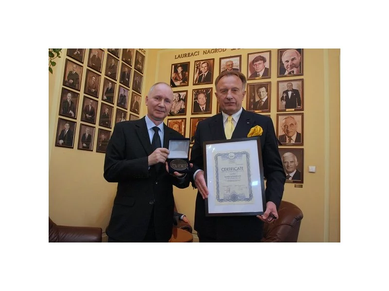 Dyplom uznania ECA dla Prezesa BCC Marka Goliszewskiego zdjęcie