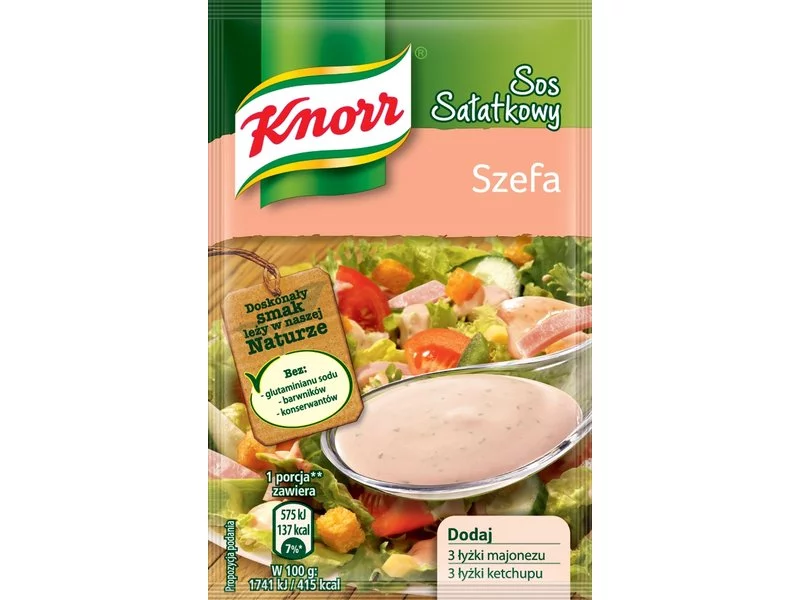 Nowe sosy sałatkowe Knorr zdjęcie