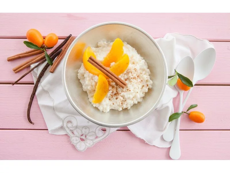 Ryż jaśminowy z brzoskwiniami zdjęcie