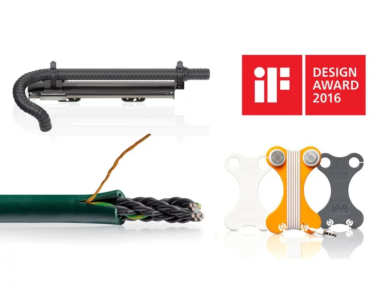 Trzy nagrody iF Design dla produktów igus zdjęcie