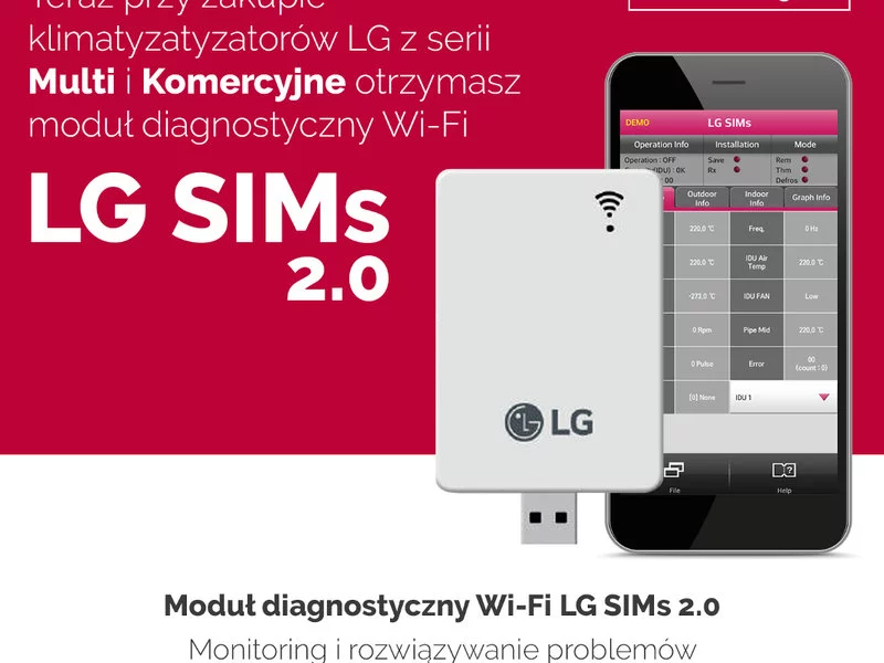 Promocja! Odbierz moduł diagnostyczny Wi-Fi LG SIMs. - zdjęcie