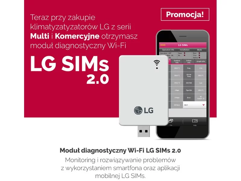 Promocja! Odbierz moduł diagnostyczny Wi-Fi LG SIMs. zdjęcie