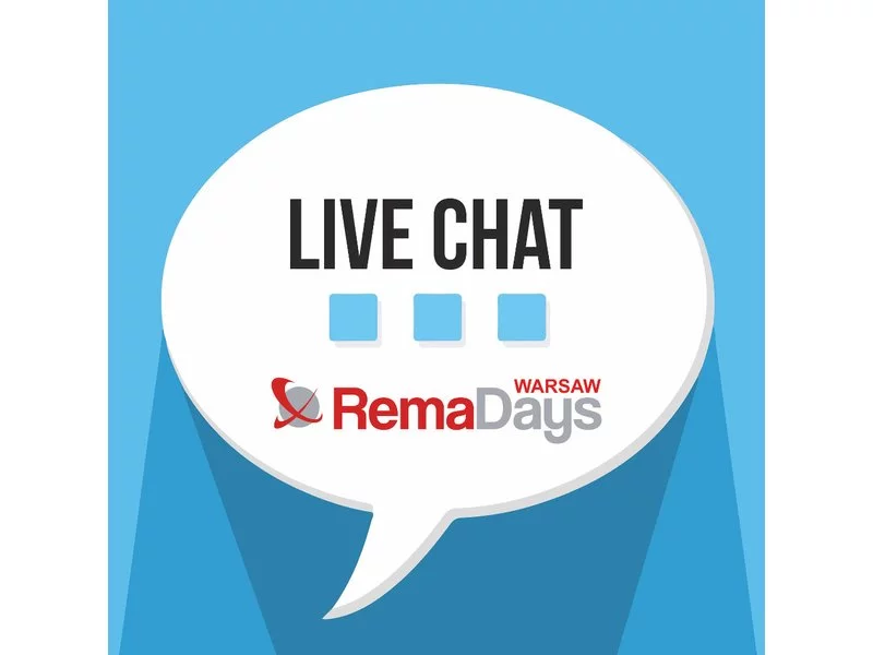 Live czat na stronie RemaDays! – Szybka komunikacja zdjęcie