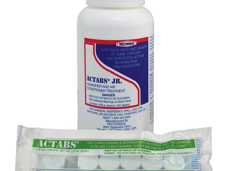 Tabletki do tac ociekowych i układów odprowadzania skroplin Rectorseal Actabs / Actabs JR - zdjęcie