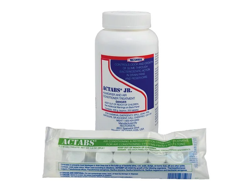 Tabletki do tac ociekowych i układów odprowadzania skroplin Rectorseal Actabs / Actabs JR zdjęcie