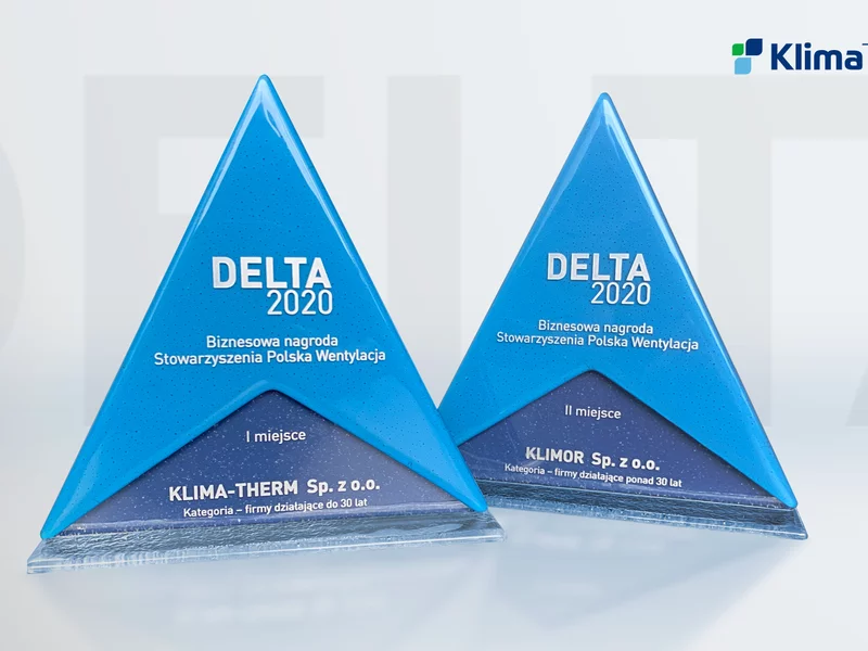 Grupa Klima-Therm nagrodzona statuetkami DELTA 2020 - zdjęcie
