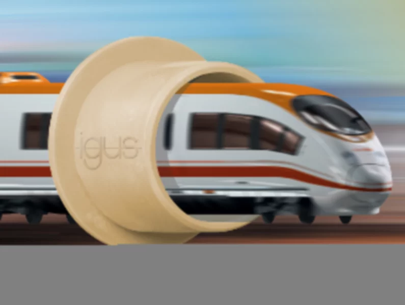 igus wprowadza nowy materiał polimerowy dla techniki kolejowej - zdjęcie