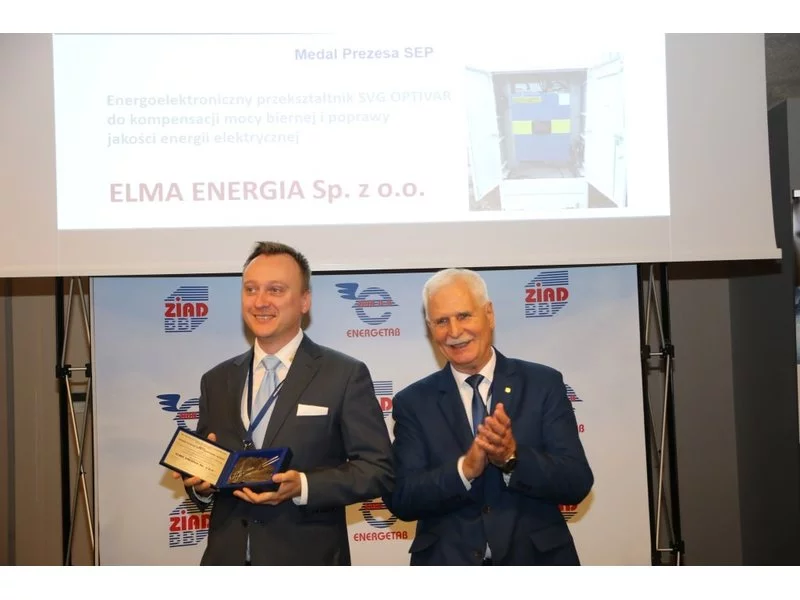 Medal Prezesa Stowarzyszenia Elektryków Polskich zdobyty na Targach ENERGETAB 2019 zdjęcie