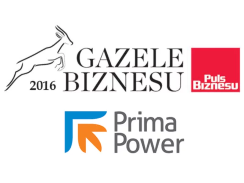 Prima Power z tytułem Gazeli Biznesu 2016 - zdjęcie