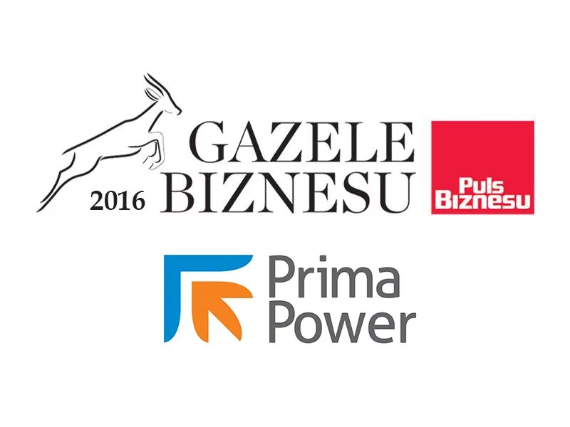 Prima Power z tytułem Gazeli Biznesu 2016 zdjęcie