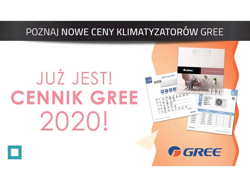 Nowy CENNIK klimatyzatorów GREE 2020! zdjęcie