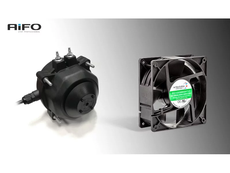 Silniki wentylatorów i wentylatory do komercyjnych urządzeń chłodniczych od AiFO Components zdjęcie