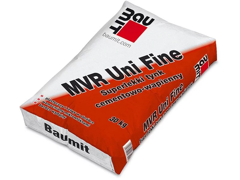Lekko, gładko i wydajnie - tynk do wnętrz Baumit MVR Uni Fine zdjęcie