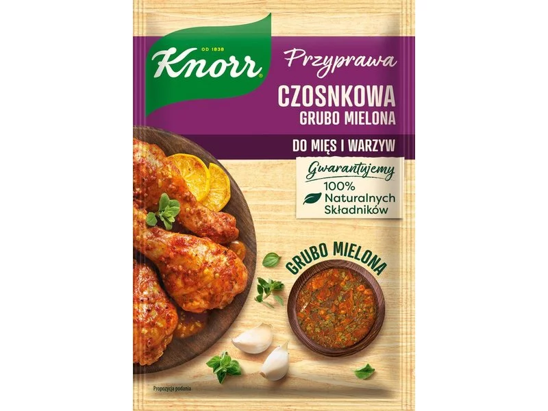 Nadaj smaku, koloru i charakteru daniom z pomocą przypraw grubo mielonych Knorr zdjęcie