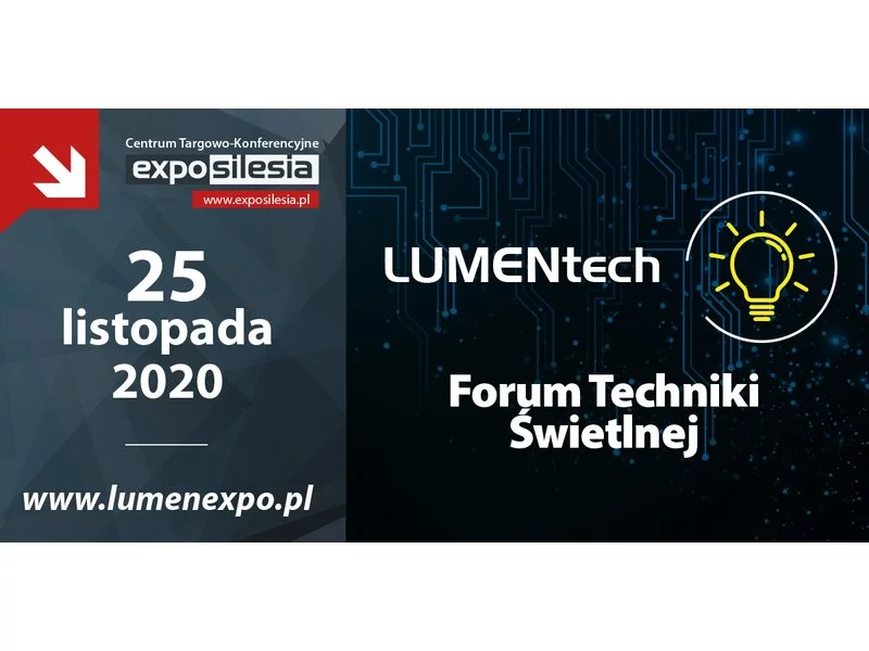 Forum Techniki Świetlnej LUMENtech - 25 listopada 2020, Sosnowiec zdjęcie