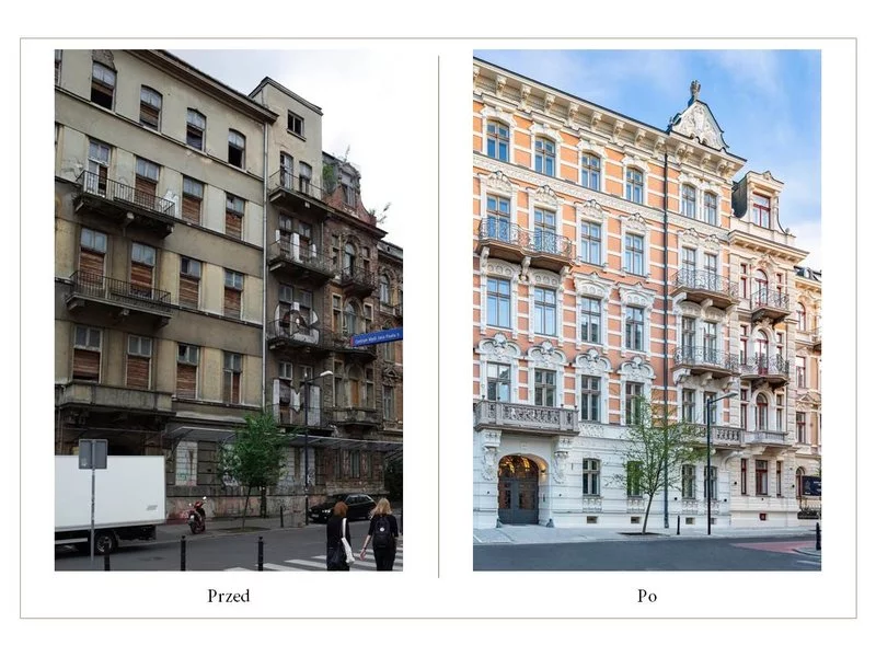 Przywrócone piękno dawnej Warszawy. Zobacz niezwykłą metamorfozę ponad 120-letnich kamienic Foksal 13/15  zdjęcie