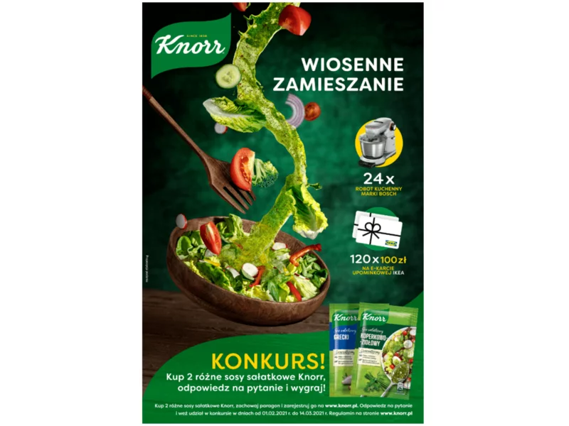 Konkurs - czas na „Wiosenne zamieszanie” z sosami sałatkowymi Knorr zdjęcie