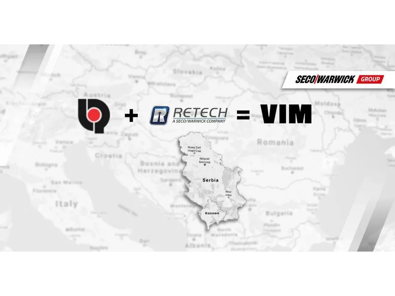 Retech uruchamia ultraszybki piec indukcyjny (VIM) dla serbskiej odlewni - Livnica Preciznih Odlivaka zdjęcie
