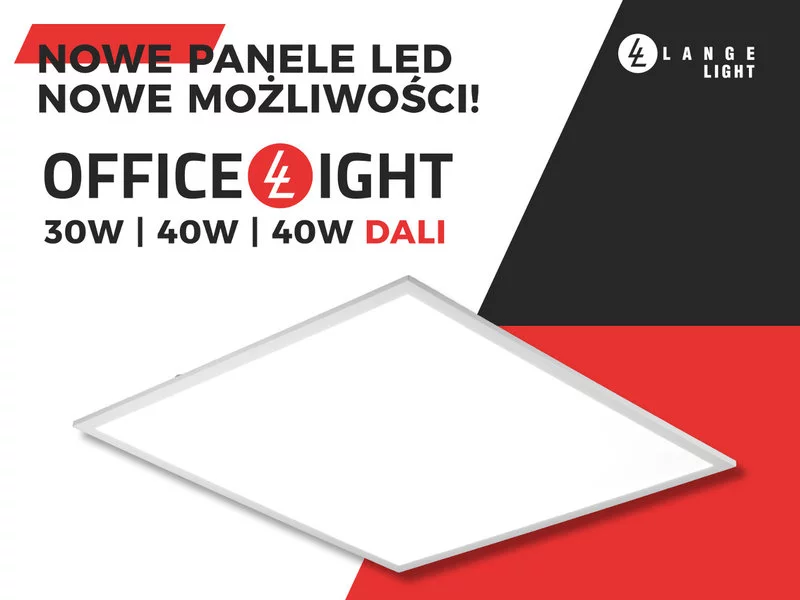 Nowe wersje sufitowych paneli LED Officelight w ofercie Lange Light! zdjęcie