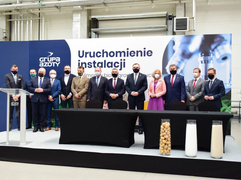 Grupa Azoty pierwszą firmą w Europie Środkowo-Wschodniej na rynku tworzyw w 100 proc. biodegradowalnych - zdjęcie