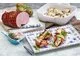 Pomysł na lekką, wiosenną przekąskę: sakiewki z szynką Dębową, gruszką i serem feta - zdjęcie