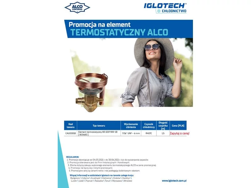 Promocja na element termostatyczny ALCO zdjęcie